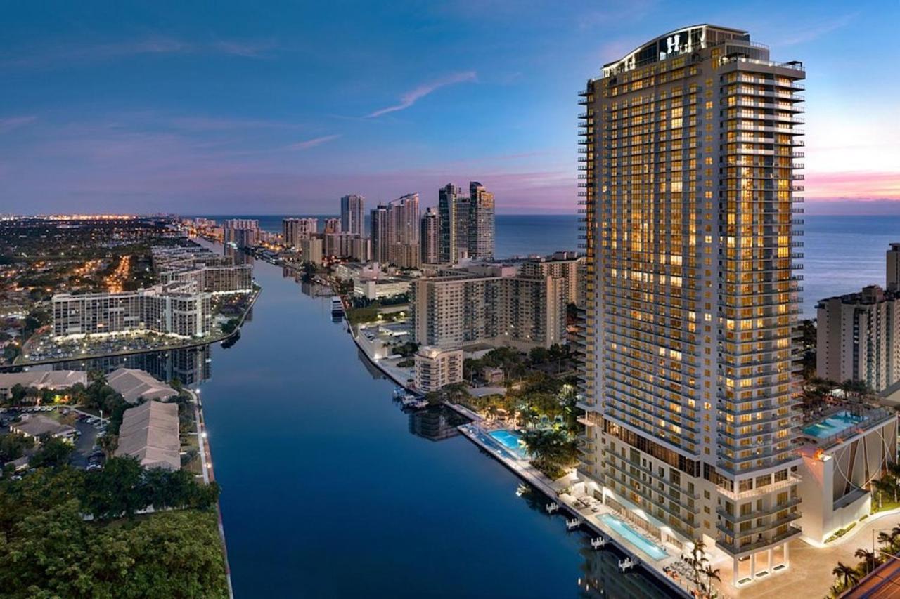 Hyde House: Luxury Waterfront Suite with Ocean View and Rooftop Pool Hollywood Exterior photo
